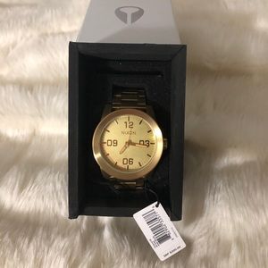 Nixon oversized gold watch. NWT.